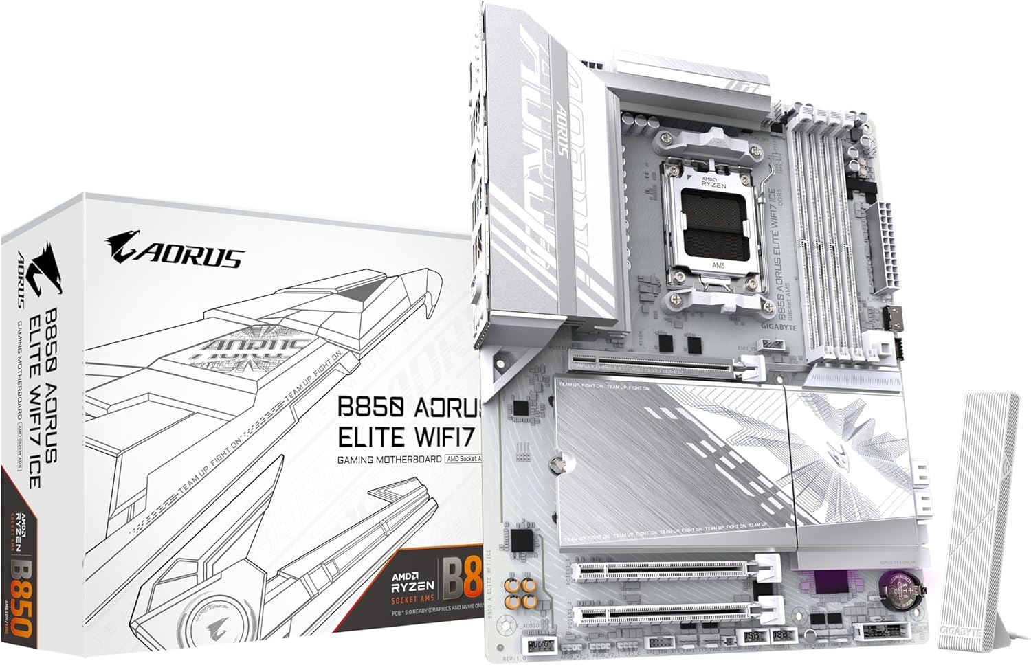 GIGABYTE B850-A-ELITEWF7ICE 8200MHz OC DDR5 AM5 M.2 HDMI DisplayPort ATX Anakart