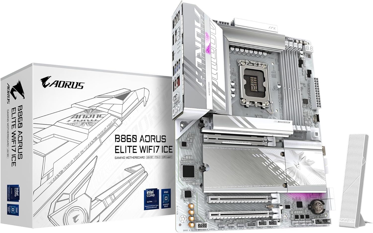 GIGABYTE B860-A-ELITEWF7ICE 9200MHz OC DDR5 LGA1851 M.2 HDMI DP ATX Anakart