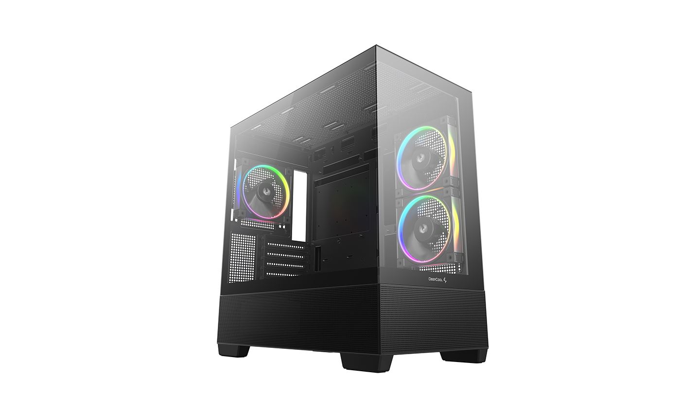 DEEPCOOL CG380-3F MicroATX Kasa Siyah