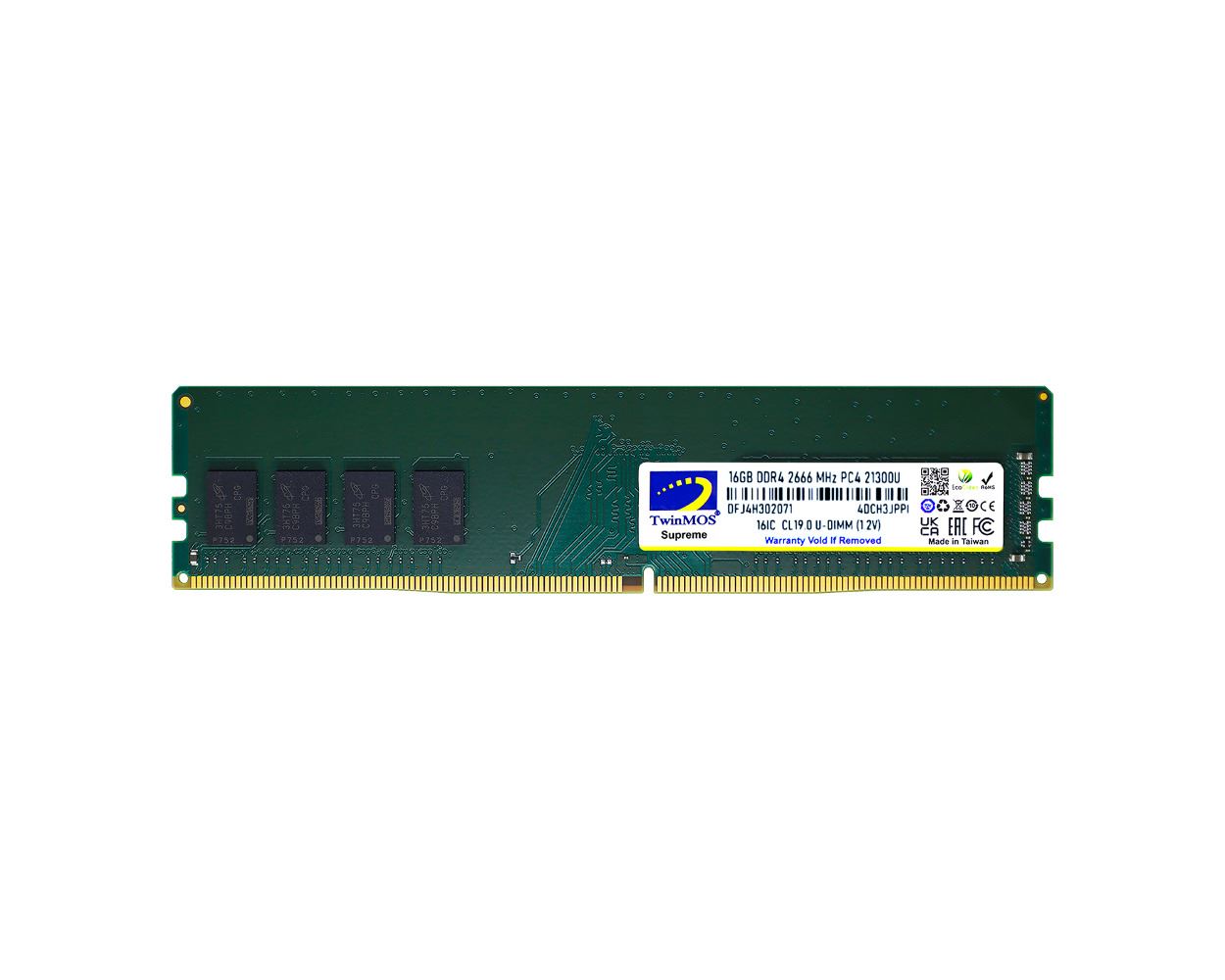 TWINMOS DDR4 16GB 2666MHz CL19 Desktop Ram