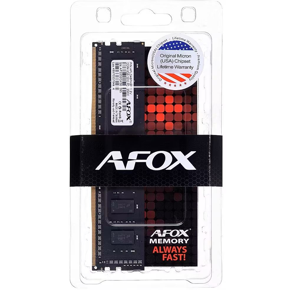 AFOX DDR4 8GB 2666MHZ CL19 1.2V 288 pin NON-ECC Desktop Memory