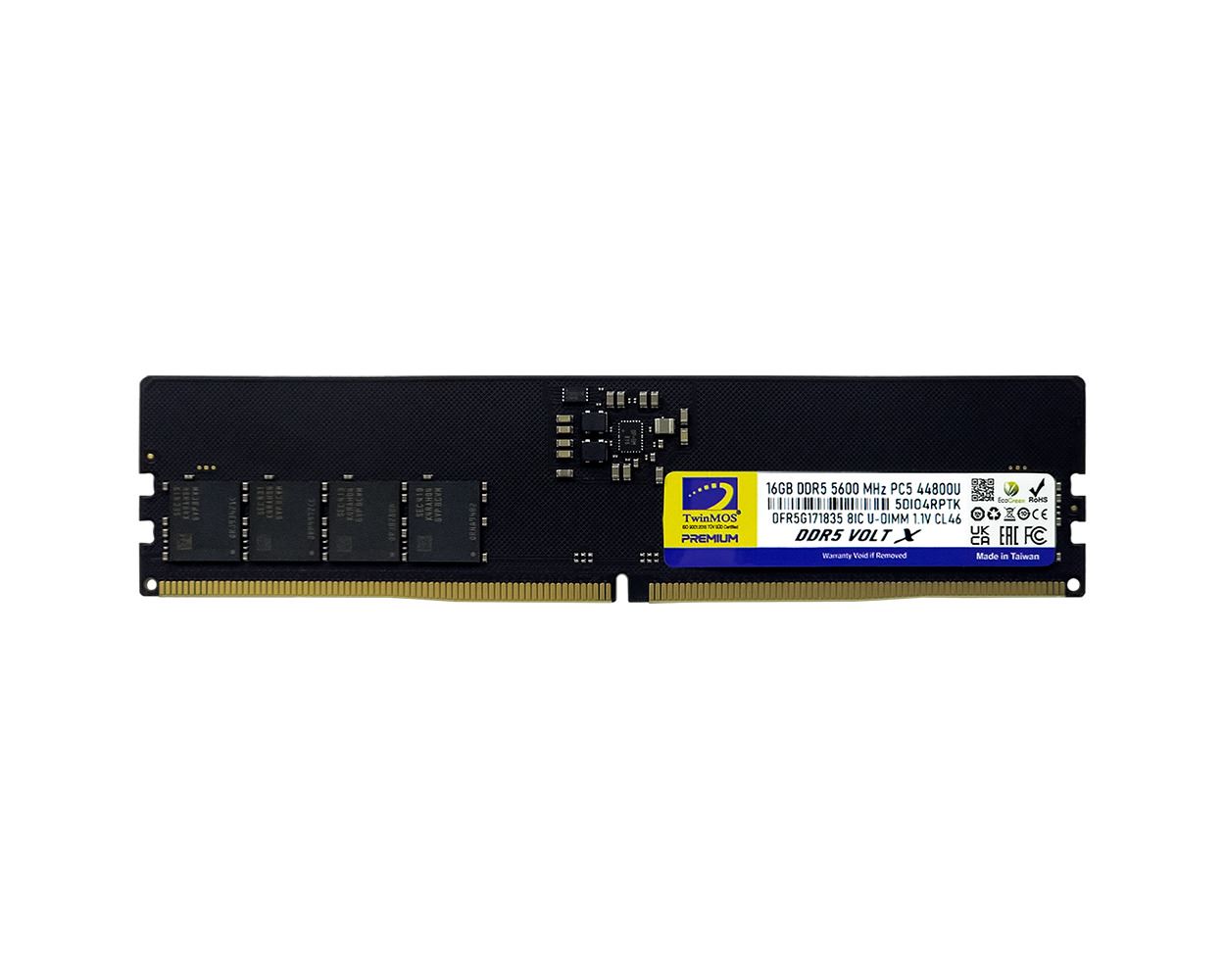 TWINMOS DDR5 16GB 5600MHz CL46 Desktop Ram