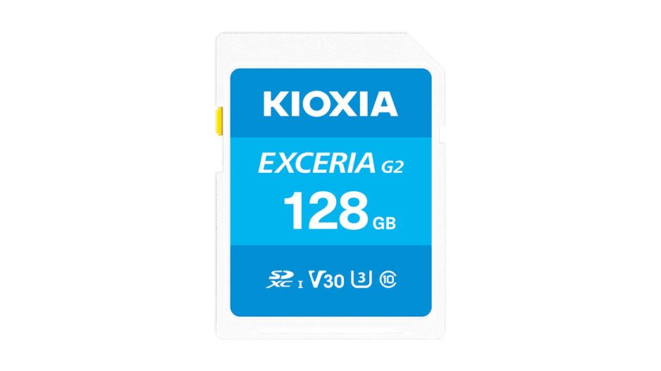 KIOXIA FLA 128GB normalSD EXCERIA G2 UHS1 R100