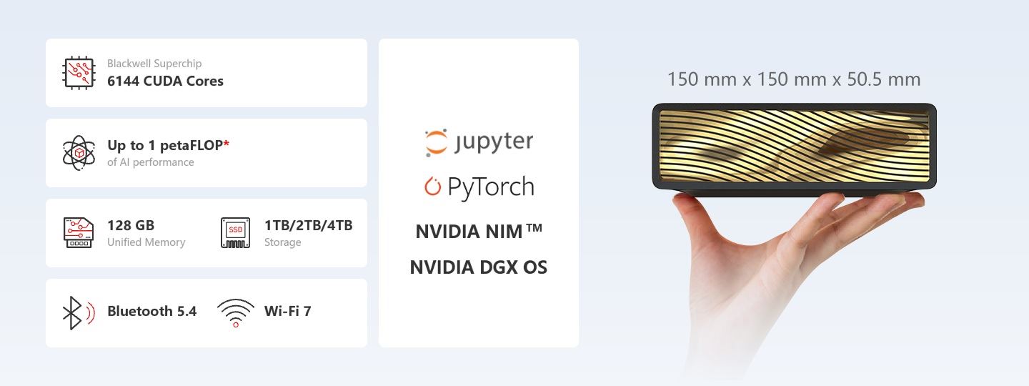 XFUSION GB10-1xLPDDR5X 128GB 1xConnectX-7 200GE 1xShimmering gold 1x2000GB-NVMe