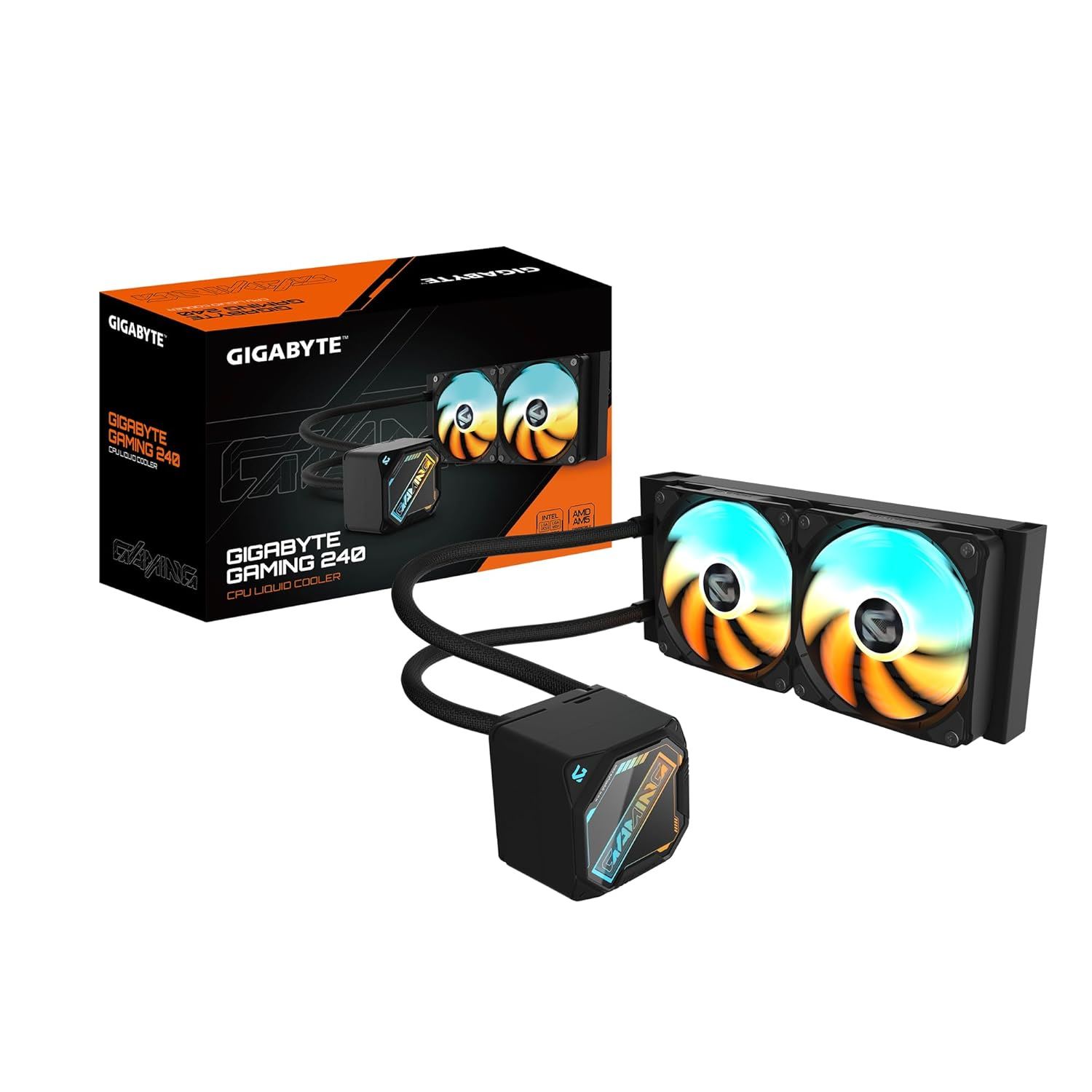 GIGABYTE GME 240 240mm 2x120mm ARGB Sıvı Soğutma CPU Cooler