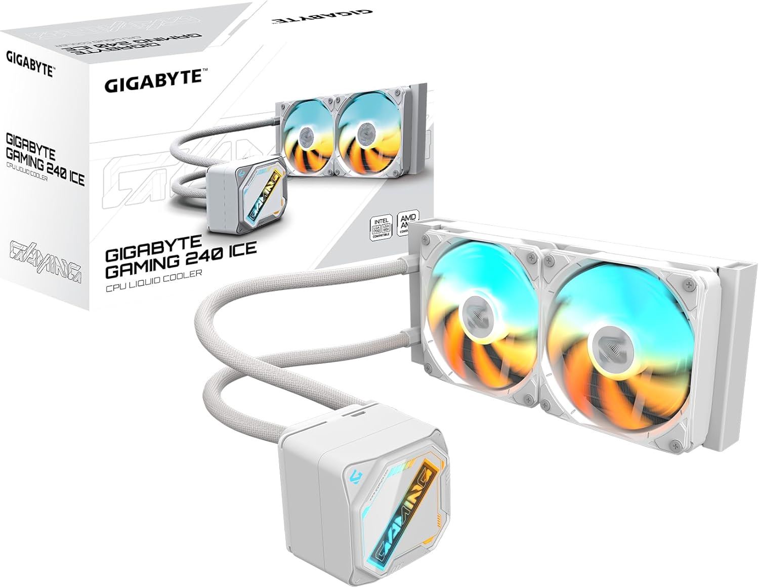 GIGABYTE GME 240I 240mm 2x120mm ARGB Sıvı Soğutma CPU Cooler