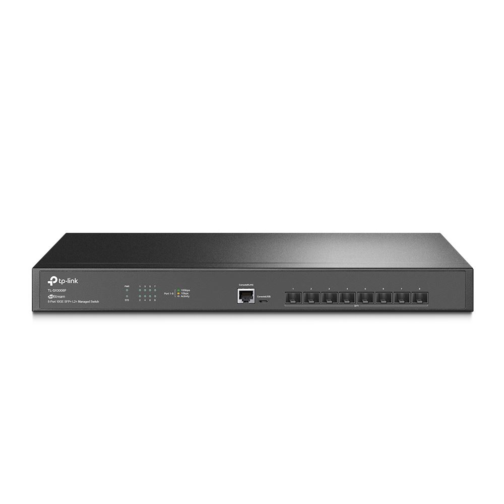 OMADA JetStream™ 8-Port 10GE SFP+ L2+ Managed Switch