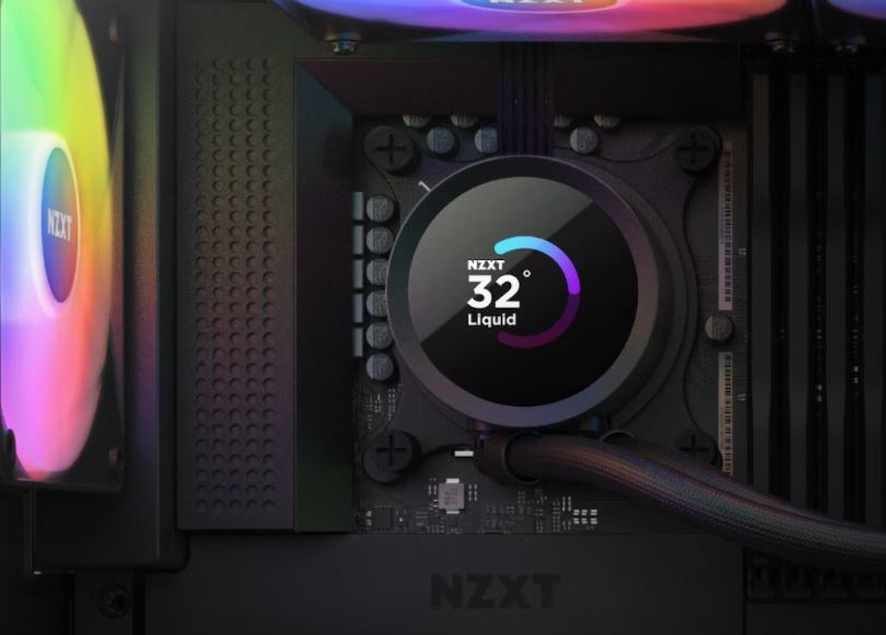 NZXT Kraken 240 Siyah RGB AIO LCD Display 240mm Sıvı Soğutucu