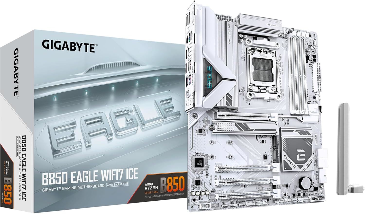 GIGABYTE MAB AMD B850 AM5 DDR5 WIFI7 ICE