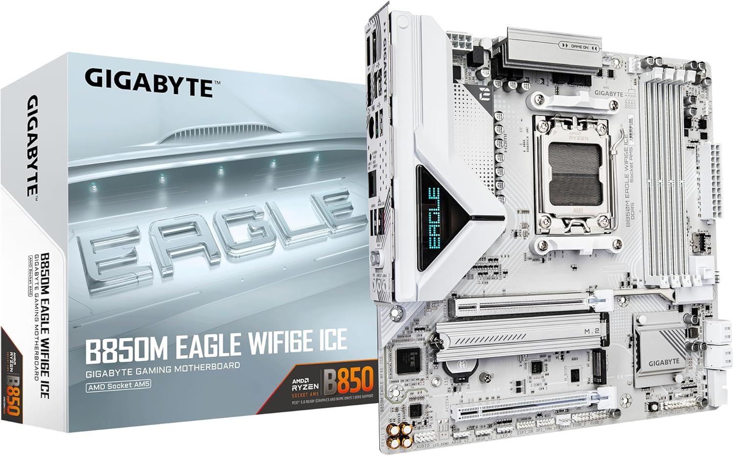 GIGABYTE MAB AMD B850 EAGLE WIFI6E AM5 DDR5 ICE
