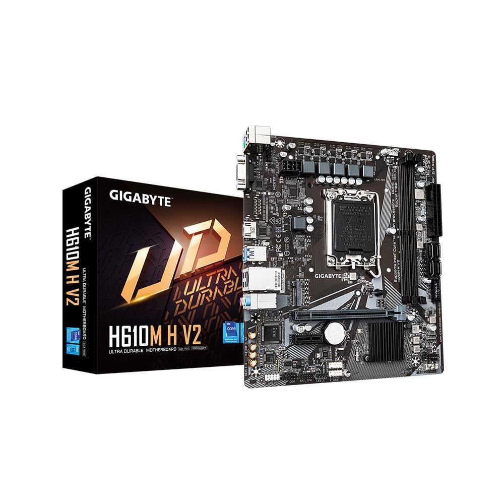 GIGABYTE H610M-H-V2-DDR5 5600MHz LGA1700 M.2 HDMI D-Sub MicroATX Anakart