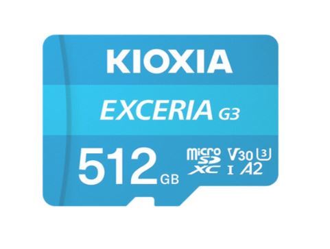 KIOXIA MICROSD 512GB EXCERIA G3 UHS-I C10