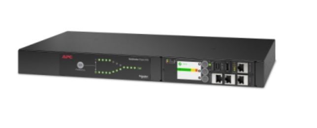 APC NetShelter Rack Automatic Transfer Switch 1U 16A 230V 2 C20 IN 8 C13 1