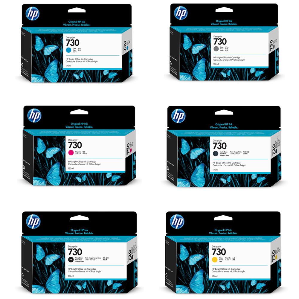 HP No 730 Mat Siyah Designjet Kartuş 300Ml