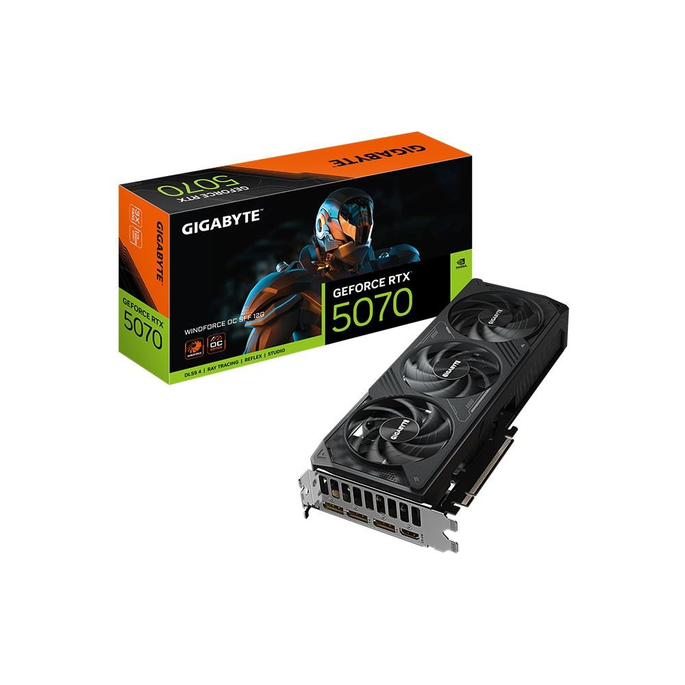 GIGABYTE Nvidia RTX 5070 Windforce OC 12GB 192 Bit DDR7