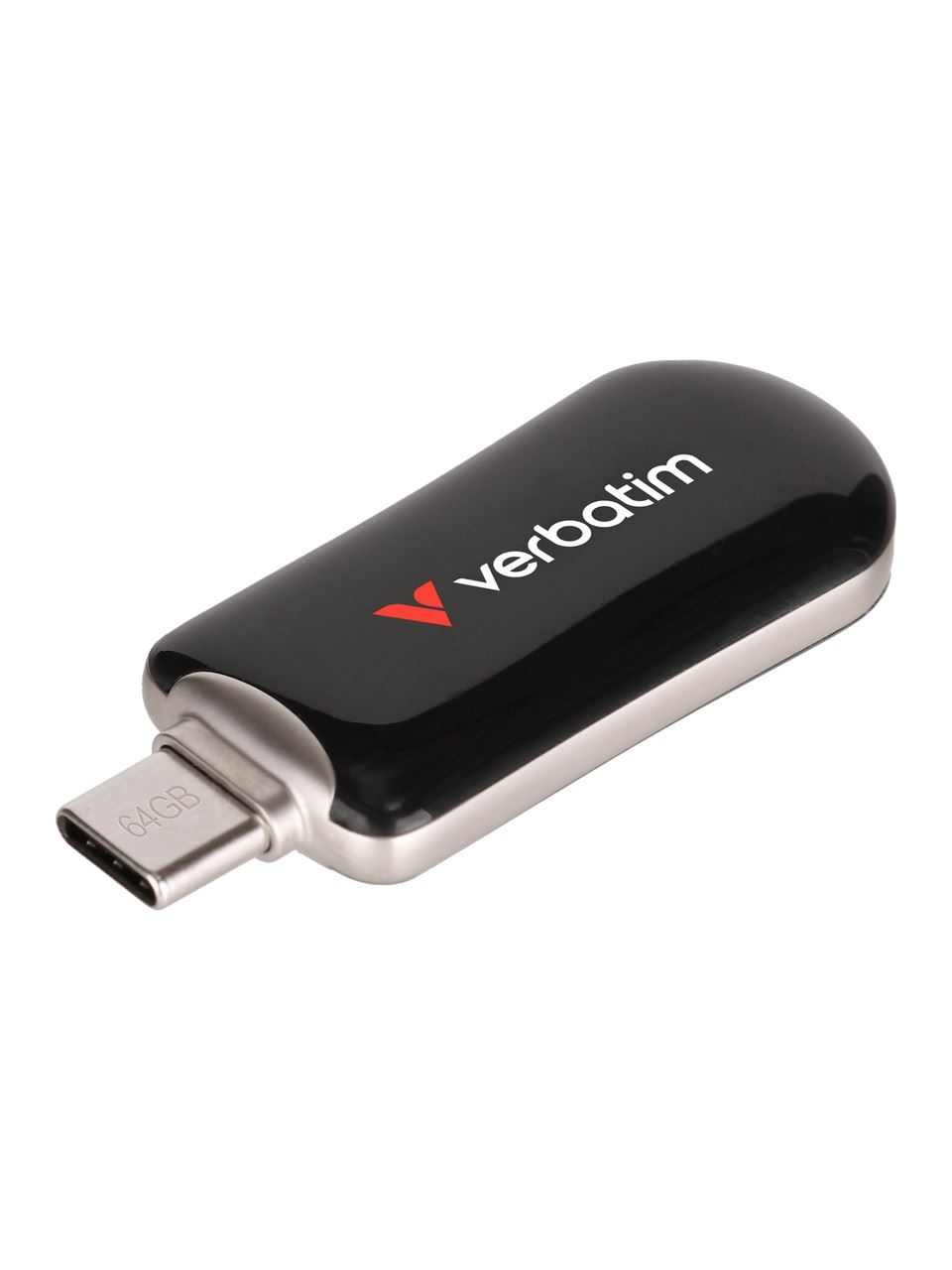 VERBATIM Plectra USB-C Flash Drive Black 64GB Siyah