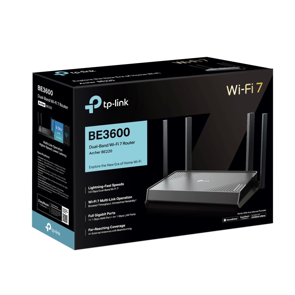 TP-LINK ROU BE3600 Dual-Band Wi-Fi 7 Router