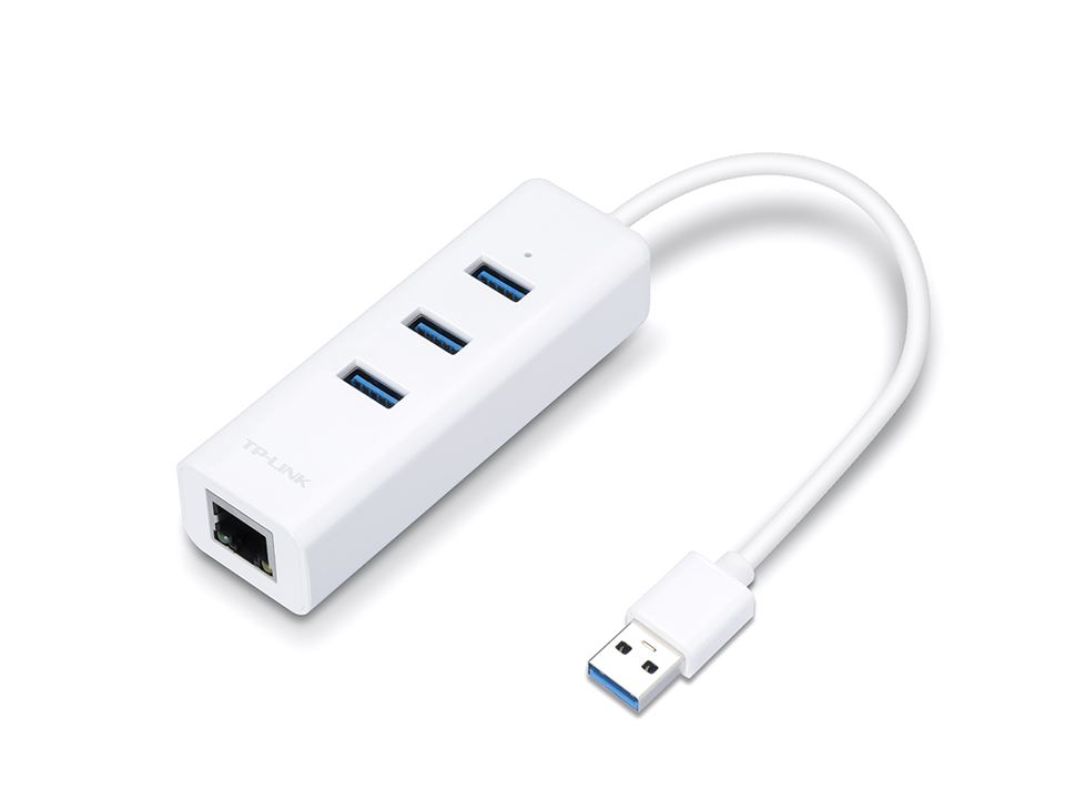 TP-LINK USB 3.0 3 Port Hub ve Ethernet Adaptör Çoklayıcı