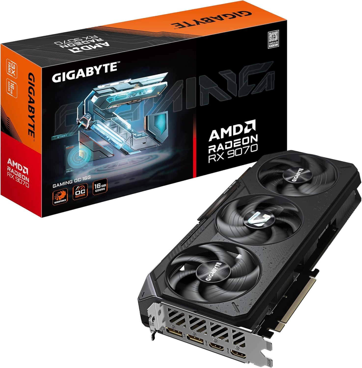 GIGABYTE VGA AMD RX 9070 GAMING OC 16GB