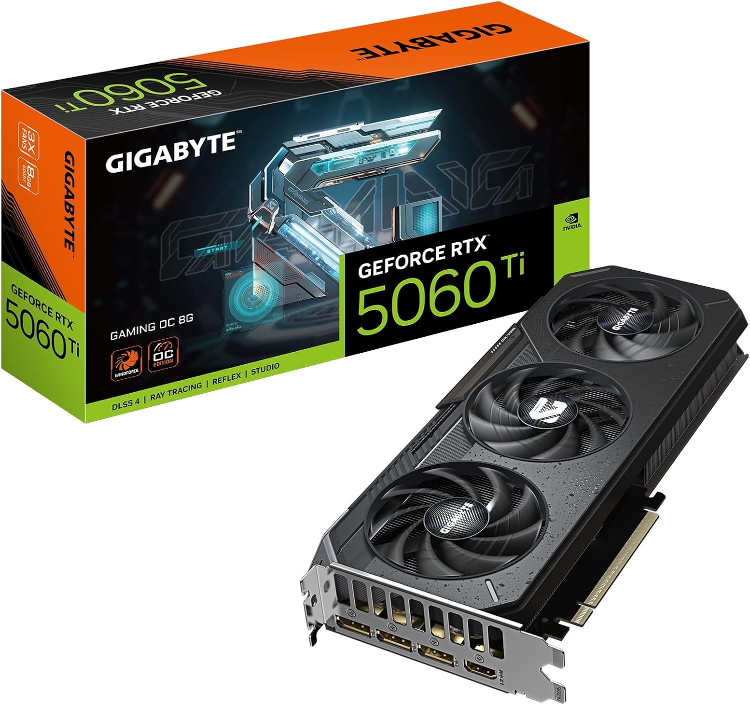 GIGABYTE VGA RTX5060 TI GAM OC 8GB 256B GDDR7 DP-HDMI EKRAN KARTI