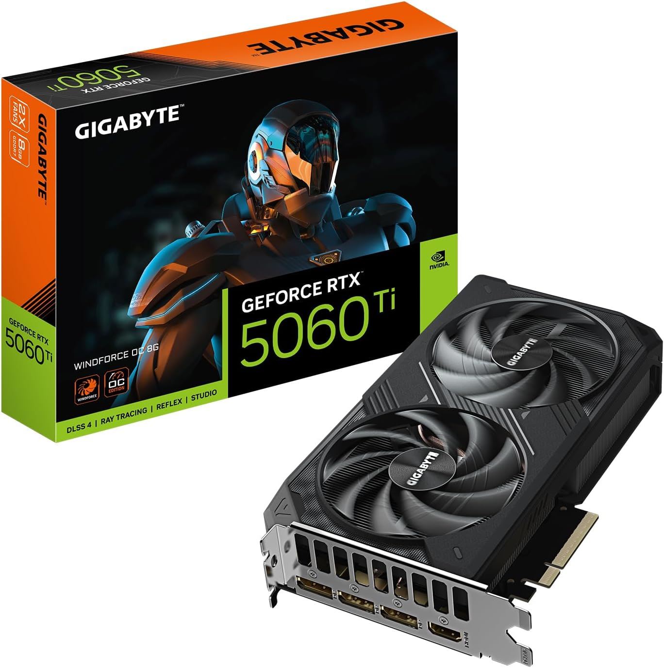 GIGABYTE VGA RTX5060 TI WF 8GB OC 128B GDDR7 DP-HDMI EKRAN KARTI