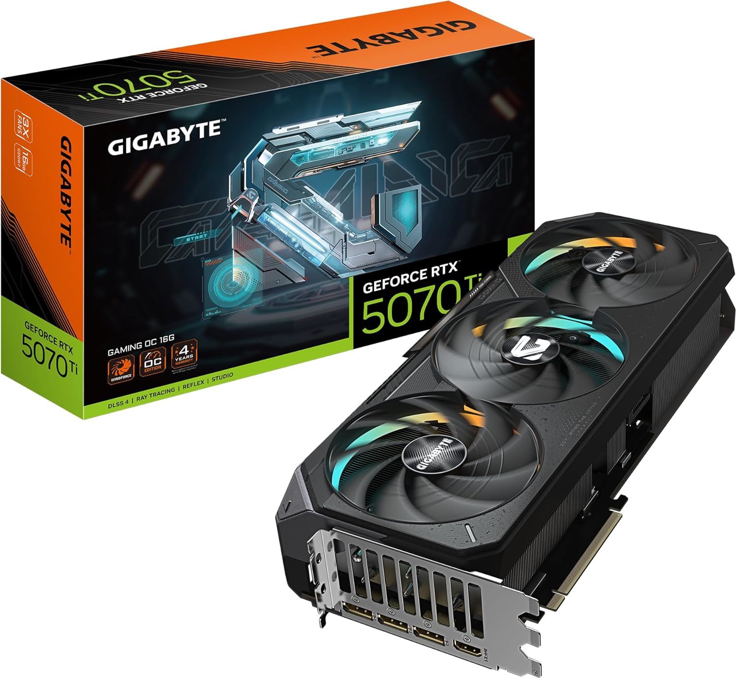 GIGABYTE VGA RTX5070TI GAMING OC 16GB 256B GDDR7 DP-HDMI EKRAN KARTI