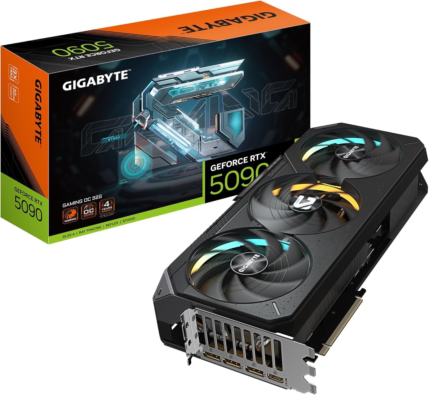 GIGABYTE VGA RTX5090 GAMING OC 32GB 512B GDDR7 DP-HDMI EKRAN KARTI