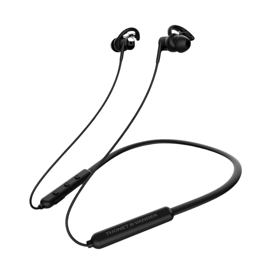 THNT_VANDR VR100 Neckband Siyah Bluetooth 5.0 boyun bandı
