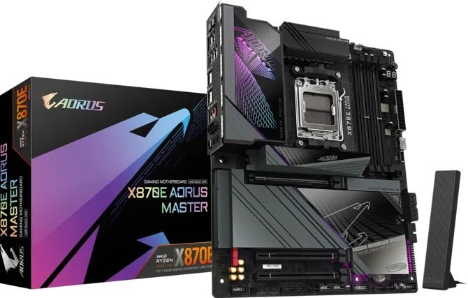GIGABYTE X870EAORMASTERX 8600MHz OC DDR5 AM5 M.2 HDMI-DP ATX ANAKART