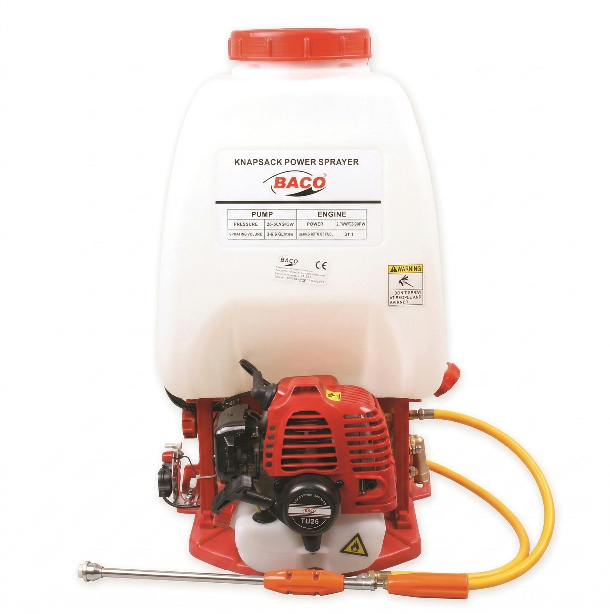 BC-TF900 İlaçlama Makinesi 0.7 Kw 26 CC 25 Lt