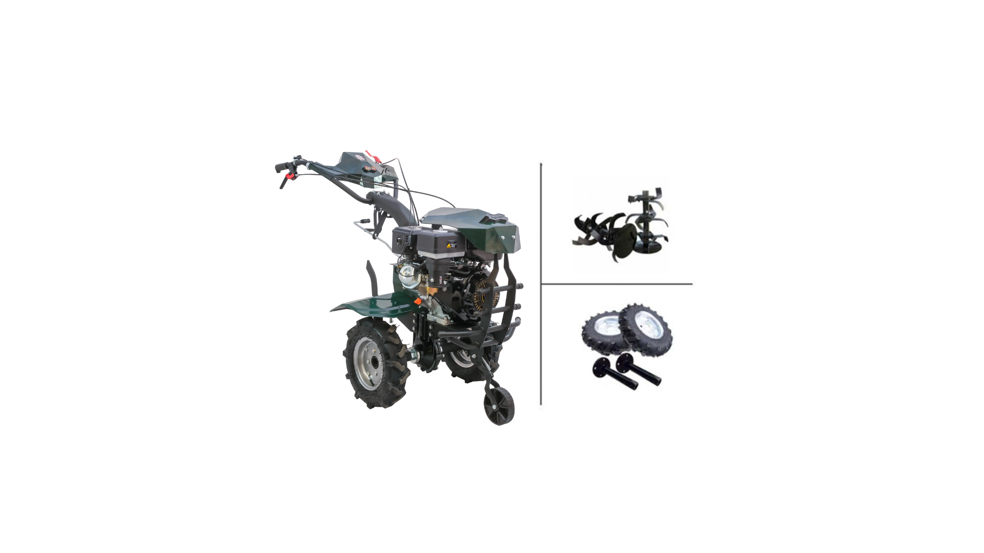 Kaan 36S-S3 9HP 3 İleri  Benzinli Çapa Makinesi (Yeni Model)