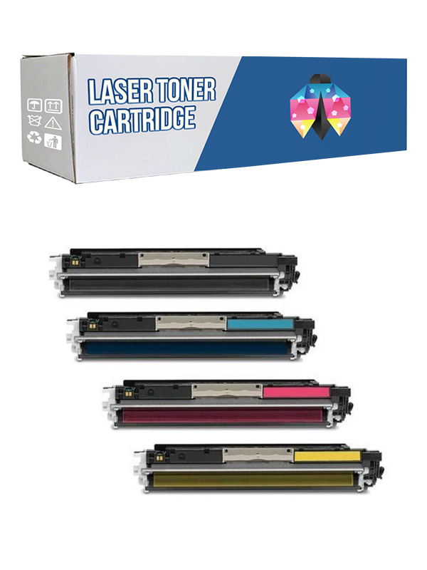 Safir Toner Hp 126A-CE310A CF346A - CE913A CMYK 1 Set Muadil Toner