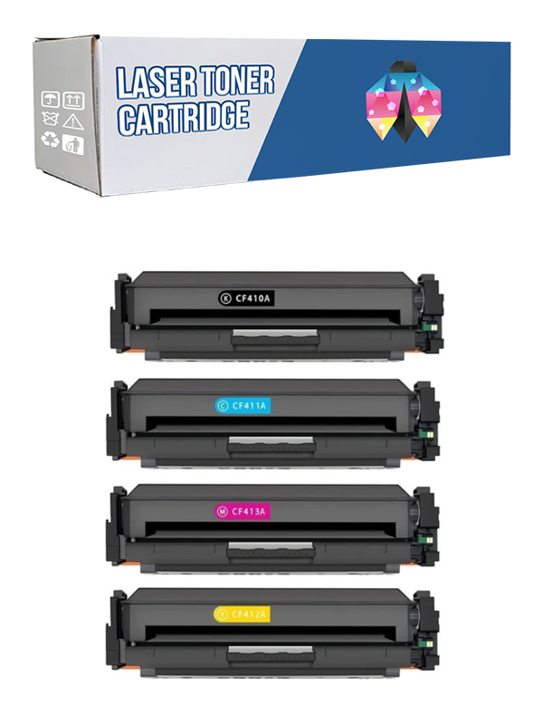 Safir Toner Hp 410A-CF410A CMYK 1 Set Muadil Toner