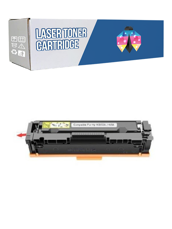 Safir Toner Hp 415A-W2032A LaserJet Pro MFP M478fdn - M479dn Sarı 2.400 Syf Çipli Muadil Toner