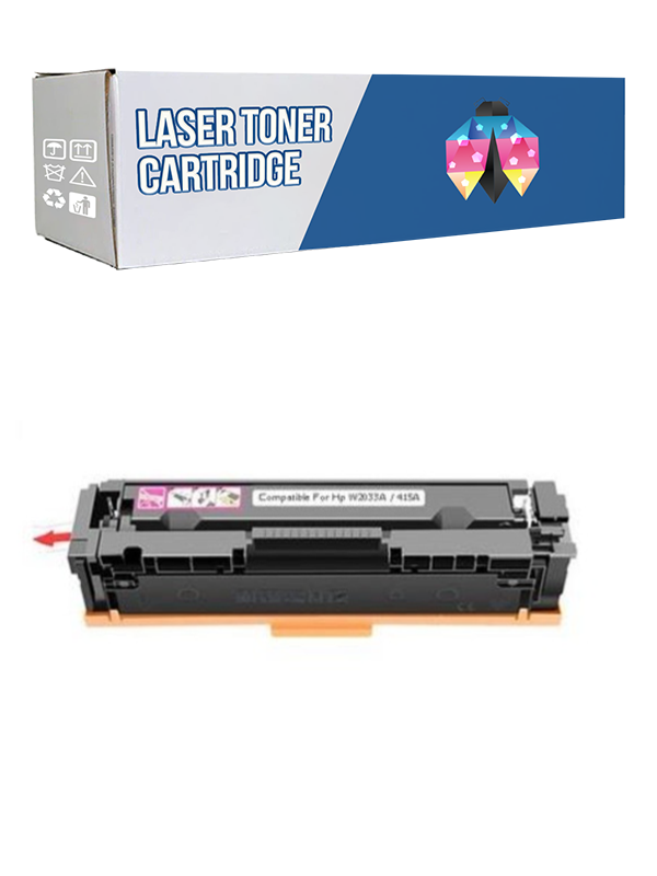 Safir Toner Hp 415A-W2033A LaserJet Managed E45028d - E47528f Kırmızı 2.400 Syf Çipli Muadil Toner