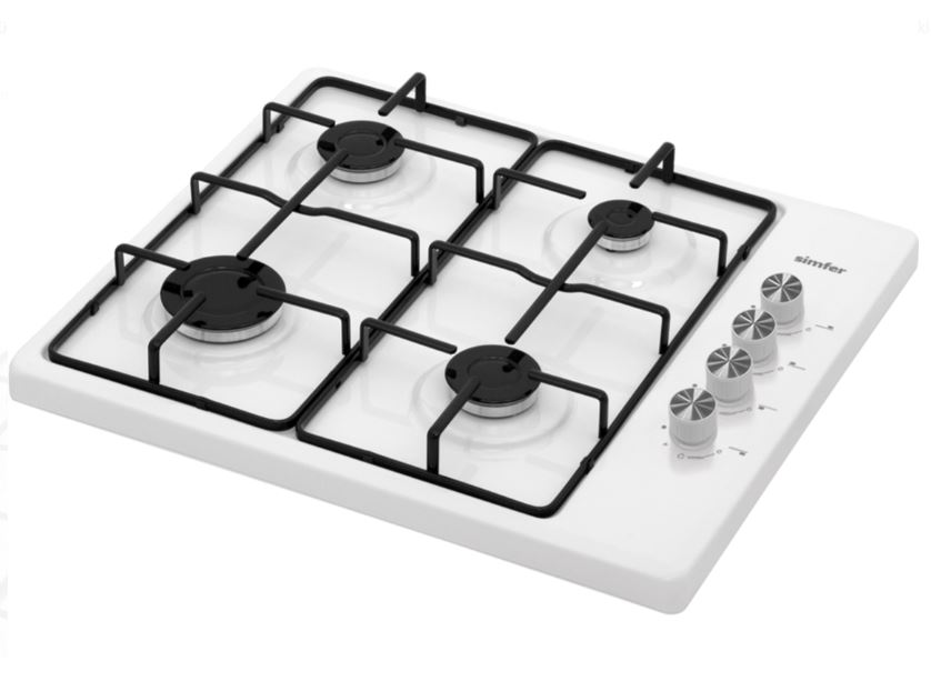 Simfer 3010-N Set Üstü Beyaz Emaye Ocak