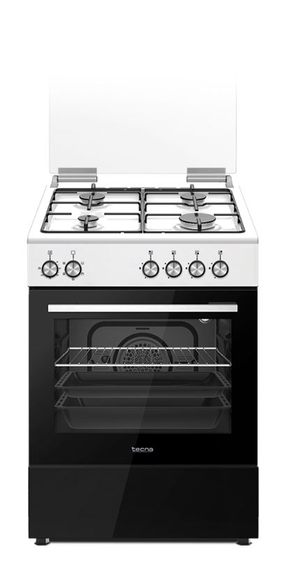 Tecna TF 604B Beyaz Tam Boy Ocaklı Fırın