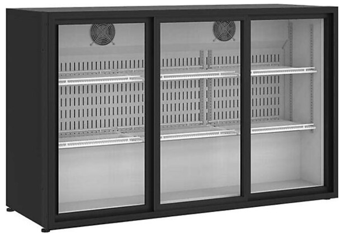 ŞENOCAK S330 BB HD 284 L Menteşeli Cam Kapılı Back Bar Soğutucu