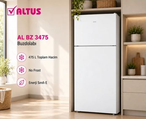 Altus AL BZ 3475 Çift Kapılı No Frost Buzdolabı