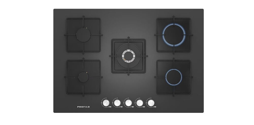 Profilo ON27Q9O12D Wok Gözlü Gri Cam Ankastre Ocak