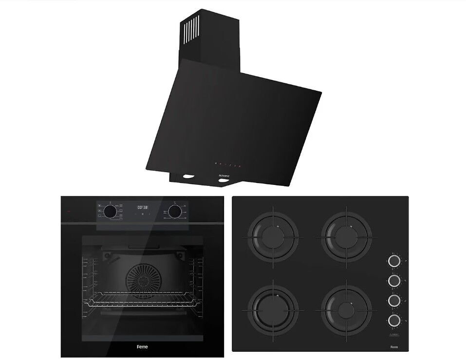 QEP63CS Ankastre Fırın, CS205-FA Ankastre Ocak, D077-SA SilentArt Davlumbaz