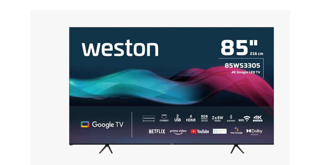 Weston 85WS3305 4K LED TV