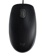 LOGITECH B110 Kablolu USB Optik 1000DPI Siyah Mouse
