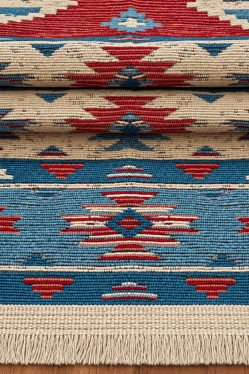 KARADAĞ Eskitme Vintage Kilim, Mutfak ve Balkon Kilimi, Yıkanabilir ve Renkli Halı, Çift Taraflı view 4