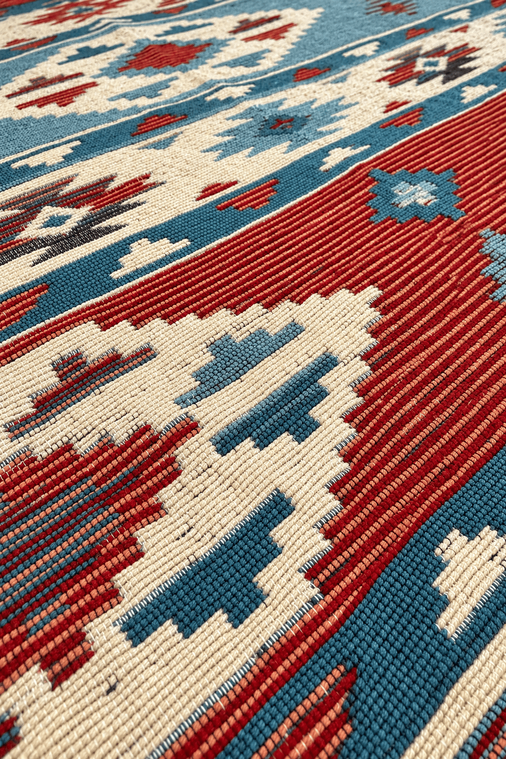 KARADAĞ Eskitme Vintage Kilim, Mutfak ve Balkon Kilimi, Yıkanabilir ve Renkli Halı, Çift Taraflı view 5