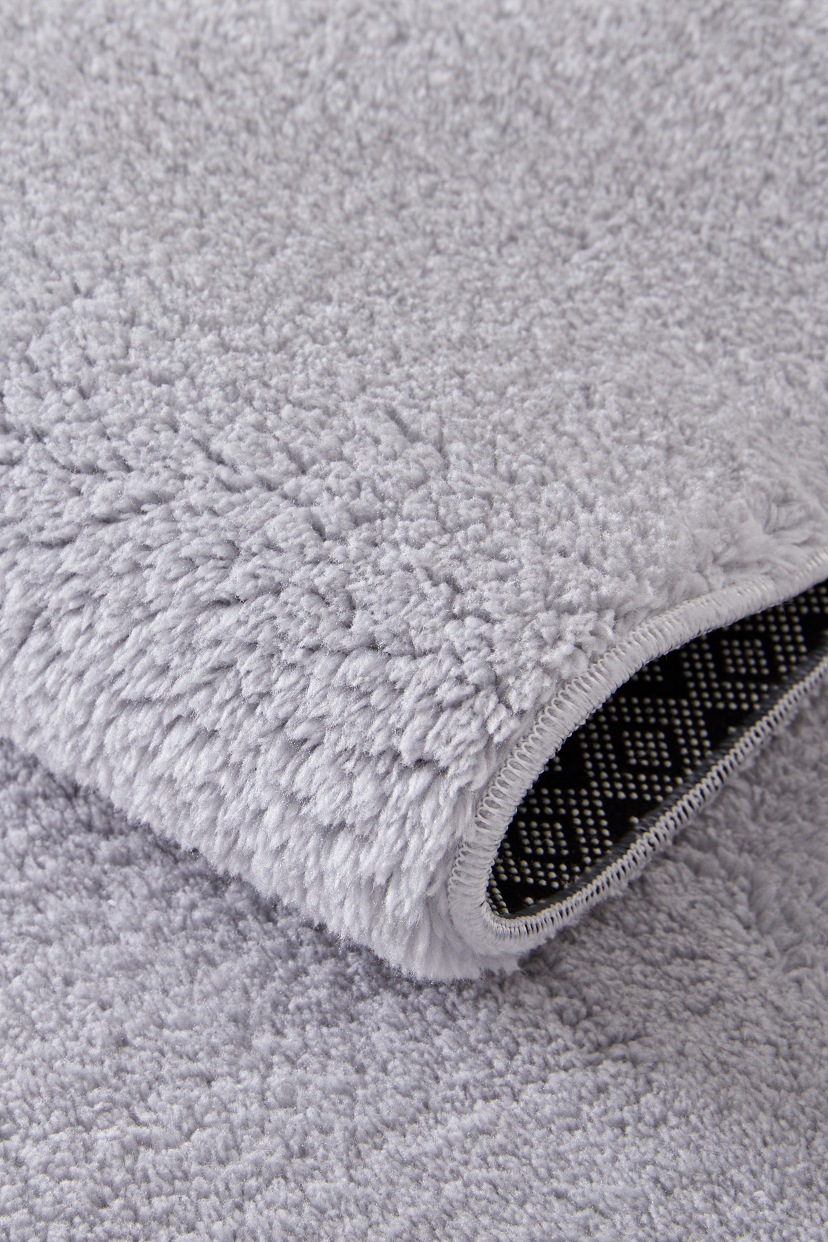 50x80cm ve 40x60cm 2'li Banyo Paspas Seti Peluş Tüylü Kaymaz Taban Yıkanabilir - 3