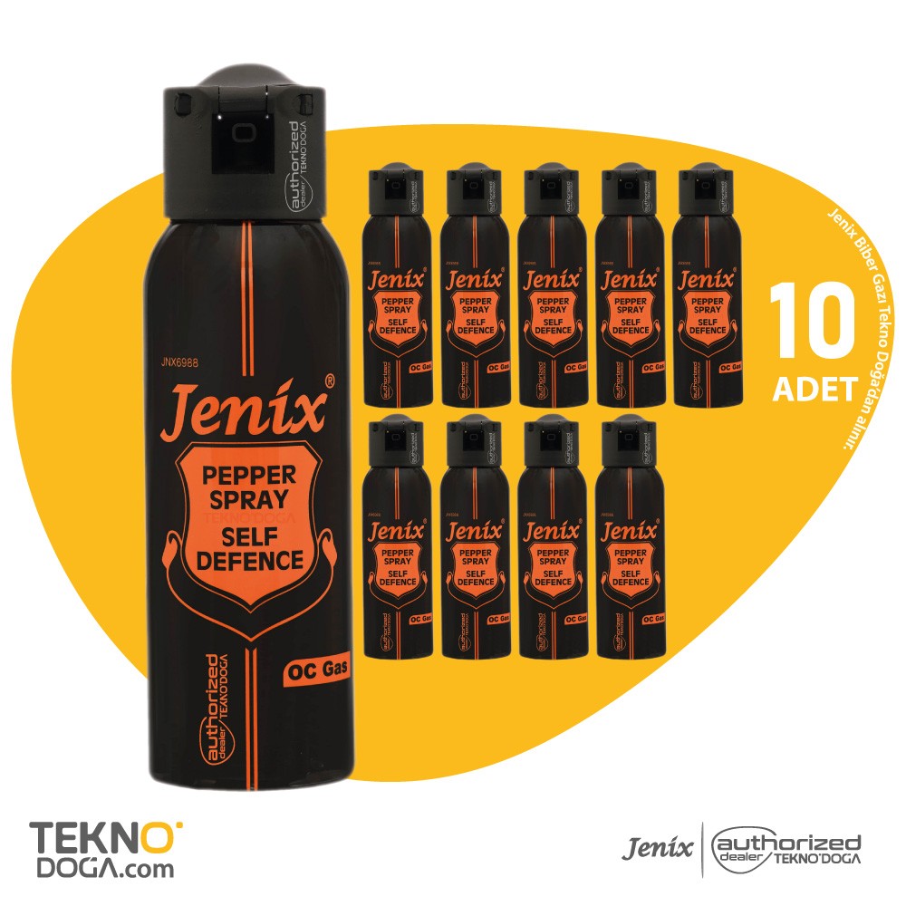 Jenix 100m OC Biber Gazı 10 adet