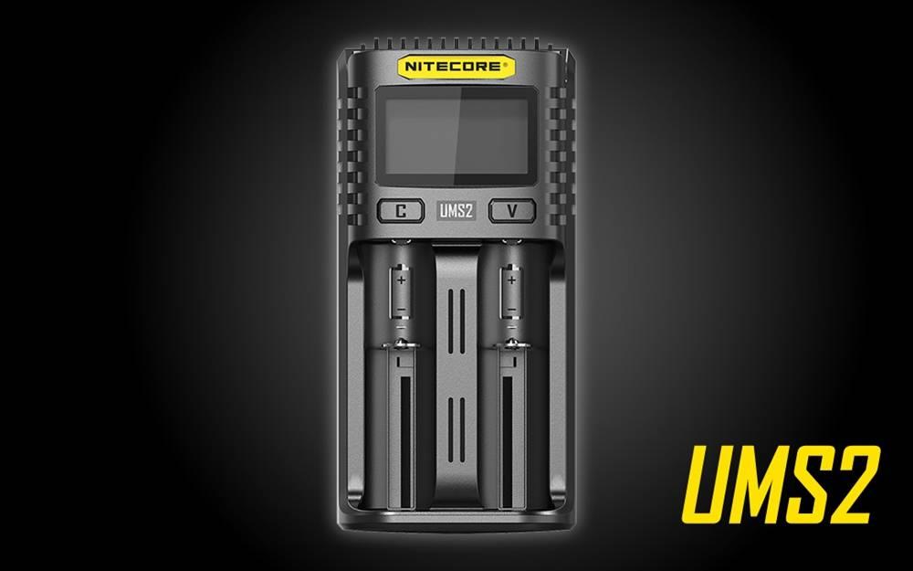 Nitecore UMS2 Pil Şarj Aleti Li-ion IMR LiFePO4 Dolum Cihazı