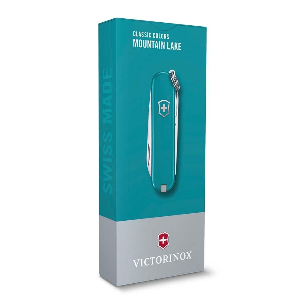 Victorinox Classic 0.6223.23G Mountain Lake İsviçre Çakısı 58mm 7F, Mini İsviçre Çakısı (Kutulu)