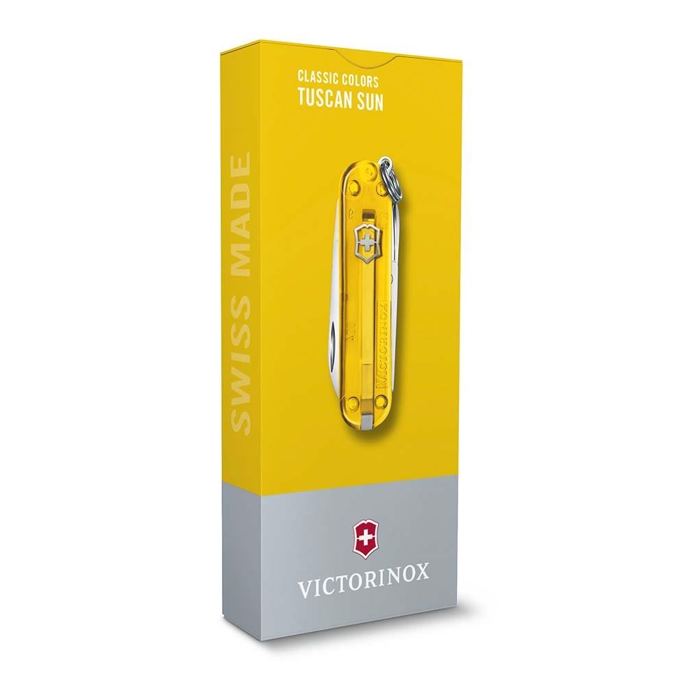 Victorinox Classic 0.6223.T81G Tuscan Sun İsviçre Çakısı 58mm 7F, Mini İsviçre Çakısı (Kutulu)